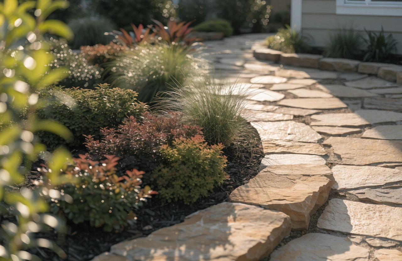 Frost-hardy native garden bed design suited to Toowoomba conditions